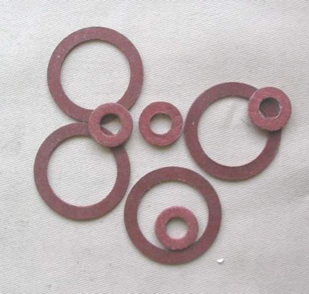 Fibre washers, set of 46 for crankshaft plugs, Silver Ghost to series G