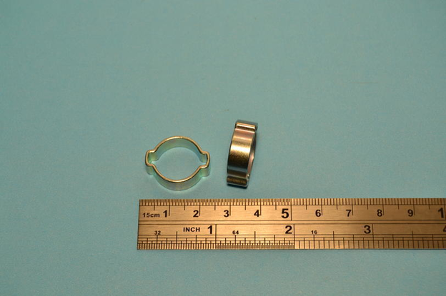 Hose clip, "O" clip, 13mm - 15mm (9/16")