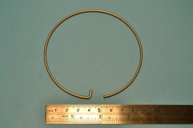 Lock ring, wire, retaining nut water pump to mounting collar, Phantom 2