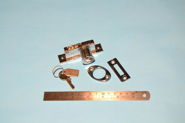 Door lock Assy LH - M69, 1" barrel and key