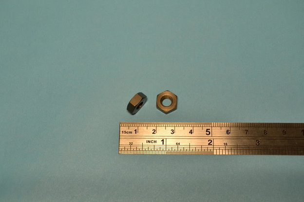 Nut, thin, steel 1/4" BSF