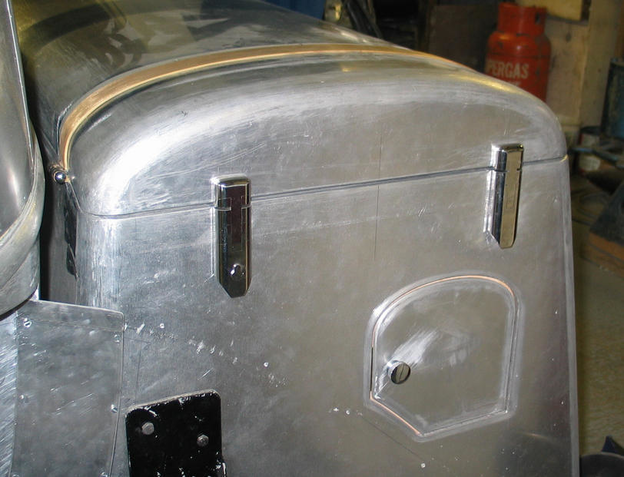 Boot lid catches in position on a Gurney Nutting Owen Sedanca