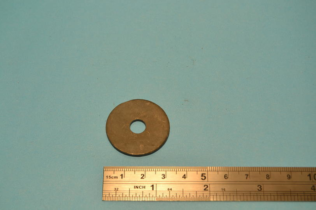 Lead washer, balance weight, 0.100" thick 5/16 " hole