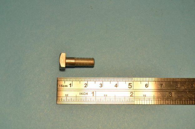 1/4BSF bolt, square head, x 0.750", cadmium plated