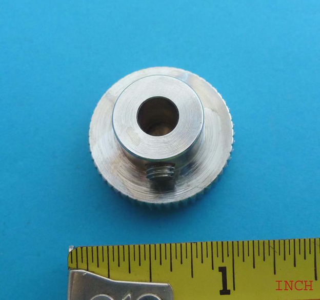 Wiper knob, 1/4" diameter shaft, straight knurl
