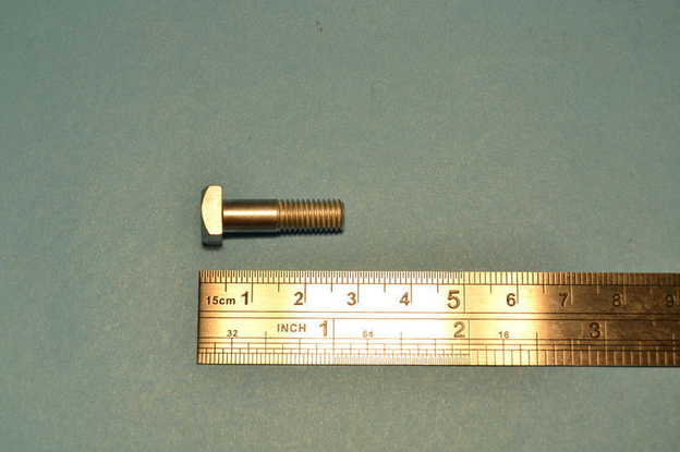 1/4BSF bolt, square head, x 0.900", cadmium plated
