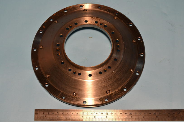 Plate, with 18 hole flange, N/S central casing, Bentley 186 in K on