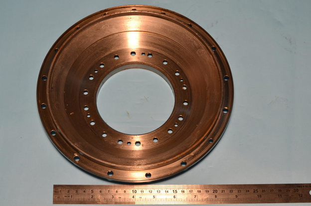 Plate, with 18 hole flange, N/S central casing, Bentley 186 in K on