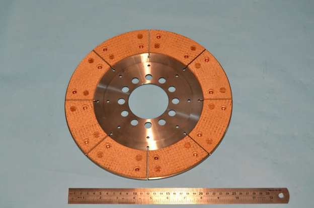 Centre plate (spring drive), modified, with linings fitted