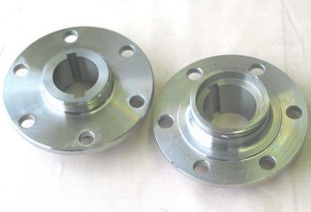 Flange coupling, pinion gear, without oil scroll