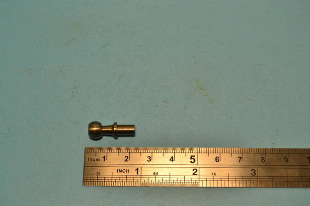 Ball pin, cutout lever on body