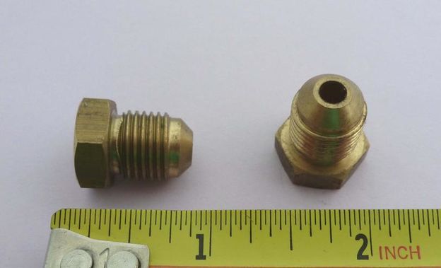Union, soldered to 1/4" pipe, 1/2" thread