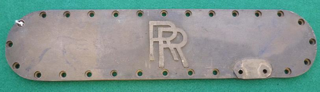 Plate, water jacket side cover, front, P1
