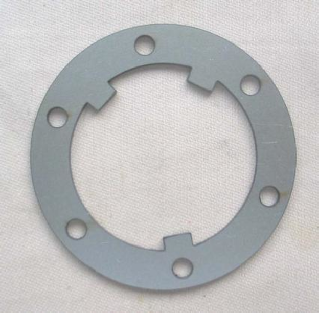 Locking plate, rear hub retaining nut