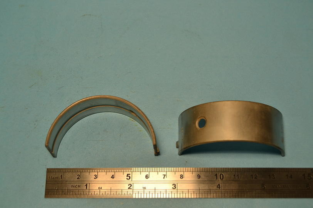 Shell bearing, thin wall, P3 fork rod ;0.25mm undersize, heavy duty. Per pair.