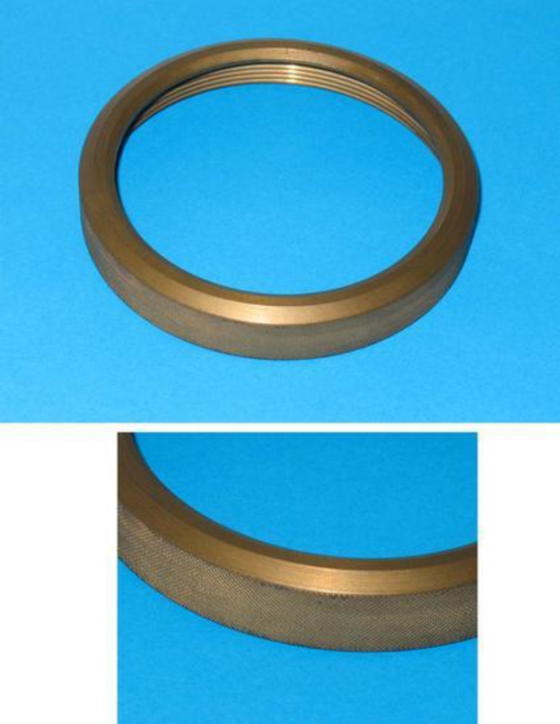 Ring, knurled, retaining air valve lid, P1 & P2 series J2 - part O2