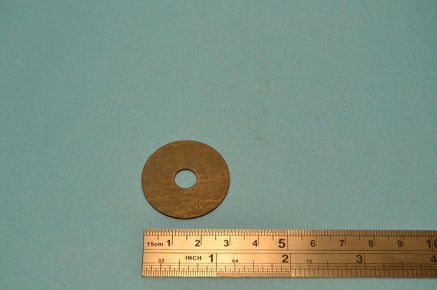 Lead washer, balance weight, 0.050" thick 5/16 " hole