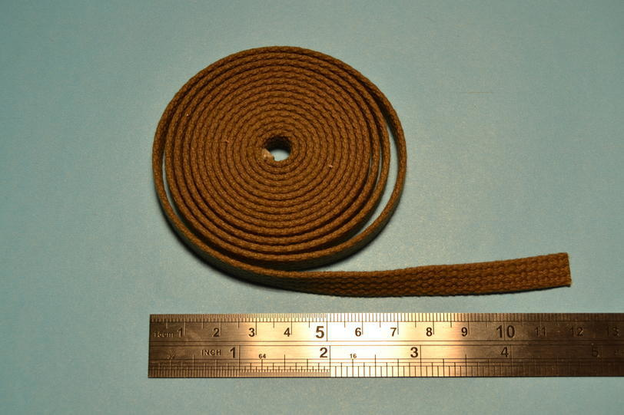 Bonnet tape, 3/8" wide, per foot