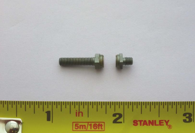 Contact screw set, metric thread, Bosch magneto, Silver Ghost