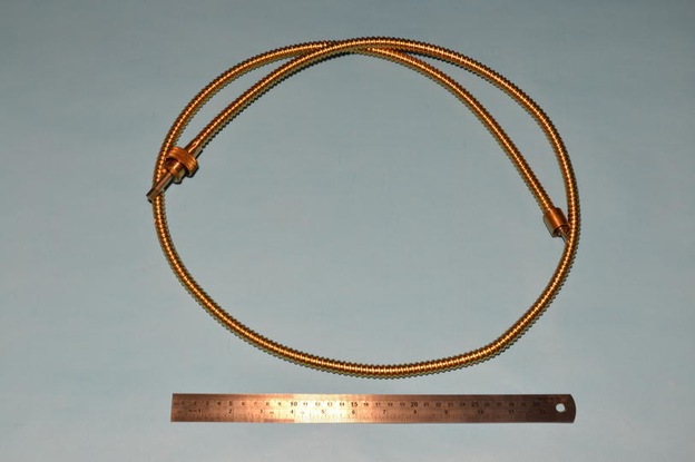 Flexible drive, 3 1/2L tachometer, brass outer, Bentley B183EJ - end of G series